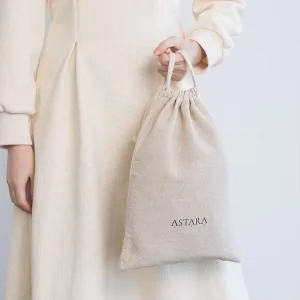 Printed Logo Reusable Natural Cotton Linen Eco Friendly Packaging Gift Pouch Drawstring Bag for Candle Scent Favors