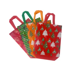 Printed Non Woven Shopping Bag with Handles Fabric Reusable Gift Non woven Bag Eco friendly Custom Non Woven Bag