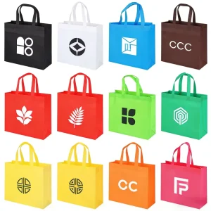 Professional Branding Ally Custom Size Logo Reusable Sustainable Supermarket Shoes Clothing Gift Non Woven Carrier Bag