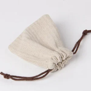 Promotional Cotton Drawstring Bag Jute Bags for Coffee and Cocoa Burlap Bags Drawstring Jute Pouch