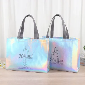 Promotional Non Woven Bags for Packaging Reusable Pp Non Woven Fabric Bag Eco Shopping Tote Bag With Laser Film