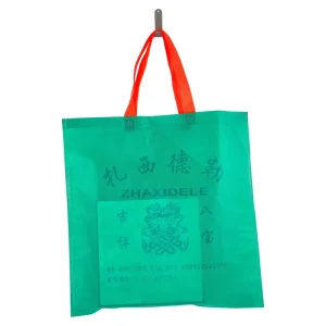 Promotional Recycled Laminated Non Woven Grocery Shopping Bag Custom Non Woven Bag