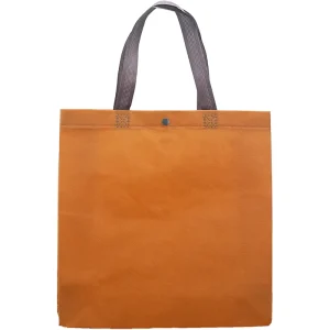 Recyclable Caramel Non woven Women’s Clothing Gift Packaging Shopping Bag with Customization