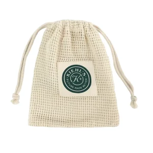 Recyclable Cotton Mesh Drawstring Candle Gift Packaging Bag Custom Label Logo Organic Cotton Cosmetic Makeup Shopping Mesh Pouch