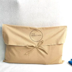 Recyclable Cotton Twill Clothes Packaging Bag With Tie Large Custom Logo Printed Pillow Dust Cotton Envelope Pouch