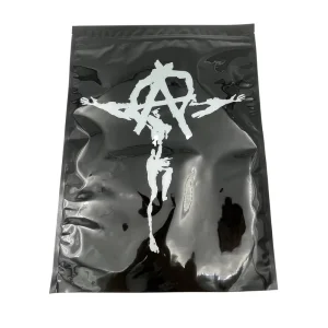 Recyclable Custom Printed Logo Clothing Apparel Garment T shirt Packaging Bags for Retail Fashion Apparel Brand