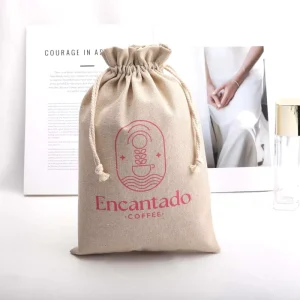 Recyclable Jute Fabric Christmas Wedding Party Gift Coffee Bag Eco Reusable Sack Packaging Pouch