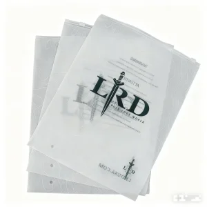 Recyclable PE Garment Packaging Bags for Socks Fur Printed Custom Design Zipper Bags with Frosted Zipper and Logo