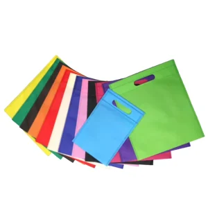 Recycle Gift Packaging Multicolor Bag Custom Logo Non Woven Bag D Cut