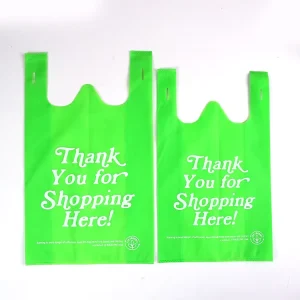 Recycle Non Woven Bags Supermarket Grocery Bags Non Woven T shirt Bag