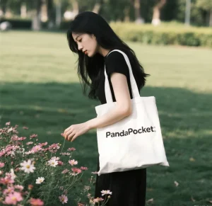 Recycled Canvas Cotton Tote Bag Shoulder Customized logo Bag extra Large Lifestyle Shopping Grocery Beach Causal Custom Tote Bag