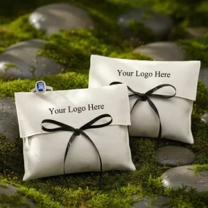 Reusable Cotton Storage Clothes Large Capacity Custom Woven Label Logo Different Color Cotton Envelope Shape Bag