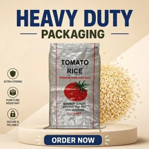 Reusable Food Grade Material PP Woven Bag for Grain Storage Packaging