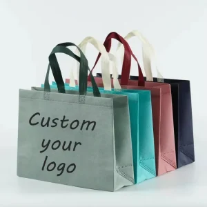 Reusable Grocery Non Woven Shopping Tote Bag Custom Logo Printed Eco Friendly Gift Bag