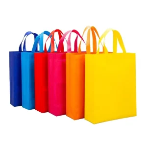 Reusable Non woven Shopping Bags Custom Flexography Printing LOGO Recyclable Non woven Bags