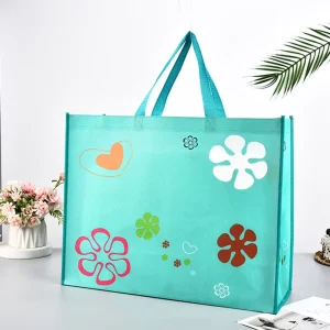 Reusable PP Non Woven Shopping Tote Bags Lamination Film Gift Bag Non Woven Fabric Grocery Shopping Gift Bags