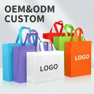 Reusable PP Non-woven Fabric Shopping Bag Eco Packaging PP Nonwoven Shopping Bag With Logo