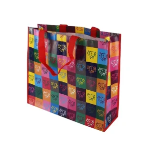 Reusable Polypropylene Packaging Laminated Ceo Non Woven Bag Shopping Tote RPET Bag pp Woven Bag with Custom logo