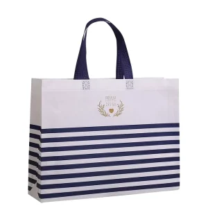 Reusable Polypropylene Packaging Laminated Non Woven Bag Promotional Shopping Tote With Custom logo Book Store
