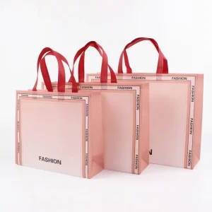 Round Bottom Foldable Non Woven Bag Non Woven Tote Packaging Bags With Zipper Printable Logo Waterproof Non Woven Bag