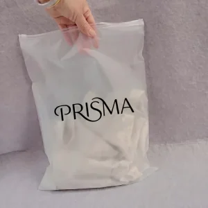 Sanhu CPE Matte Frosted Zipper Bag for Clothing Garment Packaging Bag Soft Touch Apparel Zip Lock Bags Custom Logo Print OEM ODM