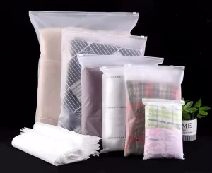 Sealing Plastic Slide Zip Lock Shipping Clothes Packaging Bags Custom Printed logo Zipper Hoodie Frosted Clothing Garment Bags