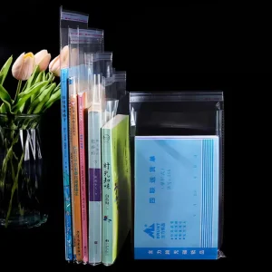 Self Adhesive OPP Plastic Mail Bags with Screen Printing Customized PE Garment Shipping Bags