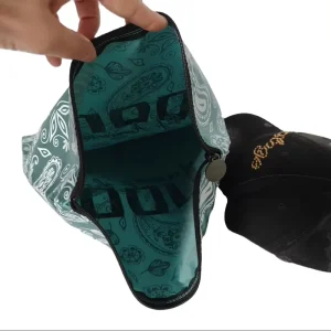 Silk Fabric Pouch Fashion Designer Clothes Packaging Zipper Bags Custom Satin Hat Dust Bag for Packaging
