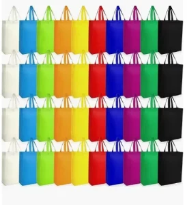 Solid Color Blank Non-woven Fabric Bags Small Batch Customized and Supermarket Shopping Eco-friendly Handbags Packaging Bags