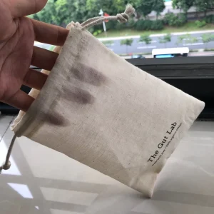 Super Soft Cotton Muslin Gift Drawstring Bag Transparent Cotton Packaging Pouch