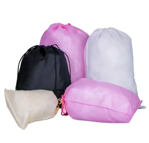 Supermarket Shopping Bag Large Capacity Hand Carrying Environmental Protection Non Woven Vest Backpack Bag Custom Screen Gift
