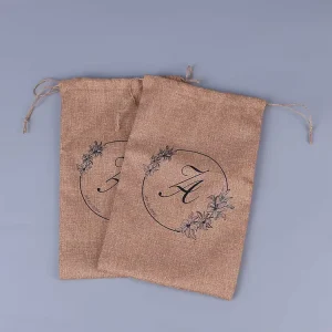 Supplier Rural Hand Carry Travel Jute Tote Bag High Quality Custom Clothing Packaging Shopping Jute Bag With Handle And Logo