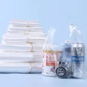 T Shirt Vest Bags HDPE Zipper Top Customized Garment Packaging