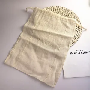 Thin Cotton Drawstring Bag Toiletries Original Ecological Product Gift Packaging Bag Cotton and Linen Cotton Cloth