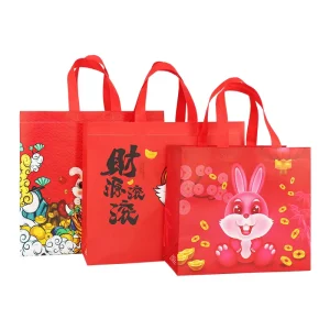 Tote Gift Bags for Small Business Animal Pattern Gift Wrapping Printed Non Woven Bag Low Moq Reusable Shopping Bags