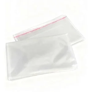 Transparent Self-Adhesive BOPP Plastic Seal Bag Moisture-Proof Zipper Gift Packaging for Earrings Jewelry Glasses and Socks