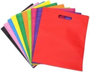 Ultrasonic Non Woven Flat Bag Custom Logo OEM Large Batch Shopping Packaging Tote Bag