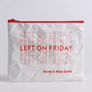 Untearable Waterproof Tyvek Bag with Zipper Custom Design Tyvek Zipper Pouch Waterproof Bikini Bag