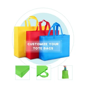 WZPKG Small Batch Eco Bag Non Woven Polypropylene Recyclable Custom Logo Printed Non Woven Tote Bag with logo