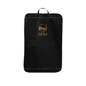 Waterproof Foldable Custom Non Woven Garment Bag Zipper Logo Reusable Packaging for Retail Apparel Suit Cover Bag