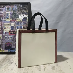 Waterproof PP Laminated Gift Packaging High quality Handle Non woven Shopping Bag