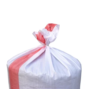 White Color HDPE PP Woven Bag 50kg 60x100cm