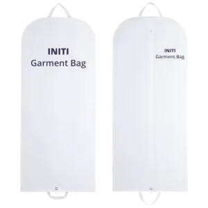 White Non Woven Garment Bag Travel Storage Suit Gown Dress Cover Dust Bags for Clothes Packaging