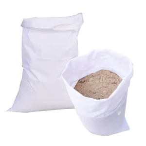 White PP Woven Double Layer Moisture Proof Hermetic Bags for Chemical Use