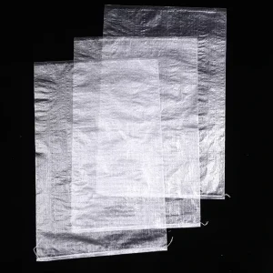 White Transparent Polypropylene Woven Food Grade Large Factory Size Packing Bag Grain Packaging Custom
