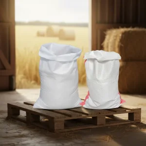 Woven Packaging Bags with 100% Virgin Materials for Agricultural Product Packaging with Custom Logo and Colour
