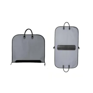 durable black non woven packaging bags for wedding dress and garment