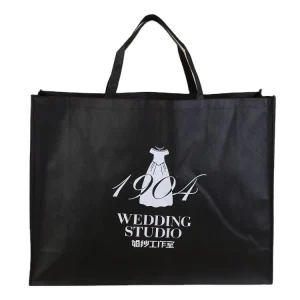 non woven portable shopping bag custom LOGO gift bag Reusable handbag Clothing packaging bags Eco friendly