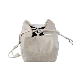 100% Cotton Canvas Drawstring Bags Dust Bag for Gifts Packing