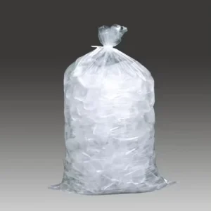 10kg LDPE Ice Cube Packaging Bags with Drawstring for Mineral Water Juice Beer Champagne and Energy Drinks